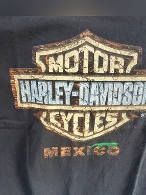 Harley Davidson Cancun Mexico T Shirt Size XL